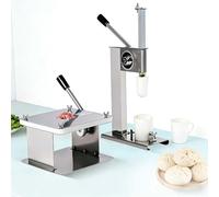 SIEEOUR Macchina Per Bun Ripieni,Macchina Semi-Automatica Per Baozi,Costruzione In Acciaio Inossidabile,Alta Resa 500 Bun/Ora Per Preparazione Cibi Domestica,Uso Per Ristoranti(B-medium)