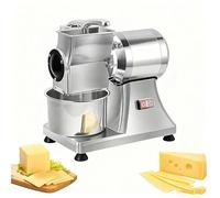 SIEEOUR Macchina per Grattugiare Formaggio Commerciale, Macinino per Formaggio Elettrico 900w con Scudo di Sicurezza in Acciaio Inossidabile,per Formaggio in Blocco, Pan Grattugiato