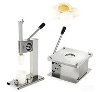 SIEEOUR Macchina Per Preparazione Alimentare Bun,Produttore Semi-Automatico Di Baozi,Macchina Per Bun Al Vapore In Acciaio Inox,Alta Resa 500 Bun/Ora Per Uso Domestico,Commerciale(B-medium)