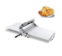 SIEEOUR Macchina per Sfogliare la Pasta,Macchina per Stendere la Pasta Professionale,Rullo Manuale Commerciale in Acciaio Inossidabile 304 con Pieghevole Manuale,Ideale per Panetterie(Type300)