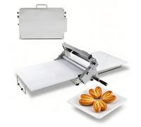 SIEEOUR Macchina per Sfogliare la Pasta Manuale,Macchina per Stendere la Pasta in Acciaio Inossidabile da Banco con Impostazioni di Spessore Regolabile 0-25mm,Macchina per Stendere la Pasta(Type300)