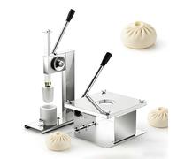 SIEEOUR Macchina Semi-Automatica Per Produrre Panini Ripieni,Produttore Commerciale Di Baozi,Acciaio Inossidabile,Alta Produzione 400-500 Panini/Ora,Facile Da Pulire,Per Commerciale(B-medium)