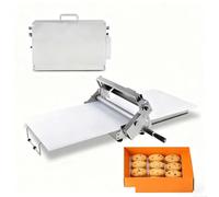 SIEEOUR Macchine Per Stendere La Pasta Commerciali, Macchina Per Stendere La Pasta A Manovella Manuale, Rullo Manuale Per Pasta Per Pasticceria E Pizza Perfetta(Type400)