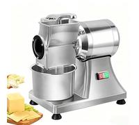 SIEEOUR Macinino per Burro E Formaggio Elettrico, Macchina per Grattugiare Commerciale 900w in Acciaio Inossidabile, Design Heavy-Duty Elabora 60kg/Ora,per Formaggio in Blocco,Burro