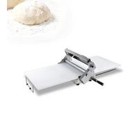 SIEEOUR Rullo per Pasta Manuale, Macchina per Stendere la Pasta Compatta, Strumento a Rullo Manuale in Acciaio Inossidabile, Spessore Regolabile Pieghevole per Laminazione di Cornetti(Type400)