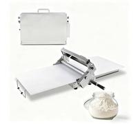 SIEEOUR Rullo Per Stendere La Pasta Manuale, Macchina Per Stendere La Pasticceria In Acciaio Inossidabile, Rullo Per Pasta Con Regolazione Precisa Dello Spessore Da 0-25mm, Per Torte(Type300)