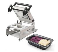 SIEEOUR Sigillatrice Commerciale Per Scatole Fresche A Pressione Manuale Con Controllo Temperatura, Acciaio Inossidabile, 7-8 Sigillature/Min, Per La Conservazione Di Pasti Da Asporto