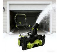 SIEEOUR Soffiatore Per Neve Professionale, 40v Soffiatore Per Neve Senza Filo Pesante, Motore Brushless 3500w, Percorso 20 Pollici, 25 Piedi Distanza Lancio Neve,Per Grandi Viali