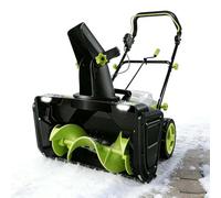 SIEEOUR Soffiatore Per Neve Professionale, Soffiatore Per Neve Residenziale Senza Filo, Alimentato A Batteria 40v, S-offiatore Per N-eve Con Motore Brushless 3500w Con 25 Piedi Lancio,Per Viali