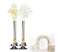 SIEEOUR Sparacoriandoli Da Palco Professionale, 2 Pezzi Macchina 150w Ad Angolo Regolabile Con Telecomando Senza Fili, Acciaio Inossidabile Per Feste, Matrimoni Ed Eventi,Decorazioni