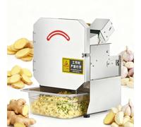 SIEEOUR Tagliaprezzemolo Elettrico Professionale, 200w Macchina Tagliaverdure Con Tagliaporri Elettrico, Qualità Commerciale, Regolazione Spessore 1.5-35mm, Per Erbe Aromatiche E Verdure