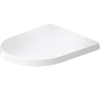 Siège de WC Balcoon Duravit, à recouvrement, charnière acier inox, sans dispositif d'abaissement automatique, 0027610000, 0027610000, Colorazione: Bianco lucido