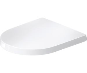 Siège de WC Balcoon Duravit, en forme de D, amovible, avec dispositif d'abaissement automatique, 0027790000, 0027790000, Colorazione: Bianco lucido