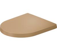 Siège de WC Balcoon Duravit, en forme de D, amovible, avec dispositif d'abaissement automatique, 002779CB00, 002779CB00, Colorazione: Argilla terra Matt