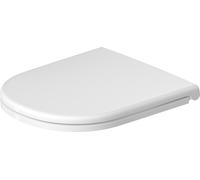 Siège de WC Duravit D-Code, 433x374mm, sans dispositif d'abaissement automatique, amovible, blanc brillant, 0028110000, 0028110000