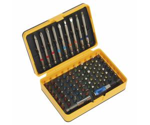 Siegen S01038 Potenza Strumento Set di Punte 71pc Colore Codificato S2