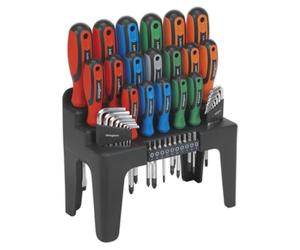 Siegen S01090 cacciavite, chiave esagonale & bit set 44PC