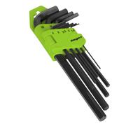 Siegen S01091 hex Key set 9PC Long Metric