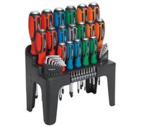 Siegen S01106 hammer-thru cacciavite, chiave esagonale & bit set 44PC