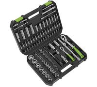 Siegen S01210 Presa Set 94pc 0.6cm & 1.3cmSq Drive Walldrive Metrico