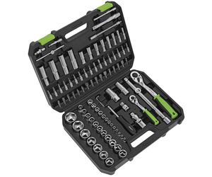 Siegen S01210 Presa Set 94pc 0.6cm & 1.3cmSq Drive Walldrive Metrico