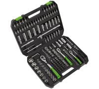Siegen S01211 Presa Set 171pc 0.6cm,1cm & 1.3cmSq Drive Walldrive Metrico