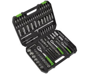 Siegen S01211 Presa Set 171pc 0.6cm,1cm & 1.3cmSq Drive Walldrive Metrico