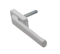 SIEGENIA Si Portal Bi Maniglie piatte pieghevoli per porte a doppia piega, Bifold Windows, Bianco