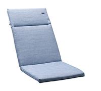 SIEGER Cuscino per sedia pieghevole, ca. 121 x 49 x 4 cm, motivo 4960 (azzurro)