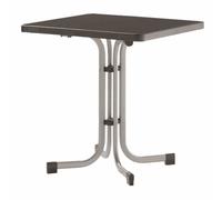 SIEGER Tavolo da Giardino Pieghevole Terrazzo Balcone Campeggio 70x70x72cm