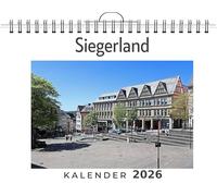 Siegerland: (Wandkalender 2026, Kalender DIN A4 quer, Monatskalender im Querformat mit Kalendarium, das perfekte Geschenk)