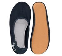 Siegertreppchen® Scarpe da Ginnastica Artistica 35 Blu - Scarpe da Ballo per Ragazze, Ragazzi e Adulti