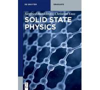 Siegfried Hunklinger Christian Enss Solid State Physics (Tascabile)