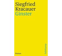Siegfried Kracauer Ginster: Roman (Tascabile)