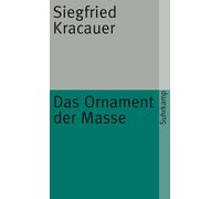 Siegfried Kracauer Kars Das Ornament der Masse: Essays (suhrkamp tas (Tascabile)