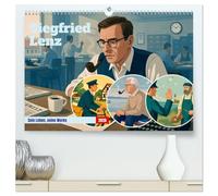 Siegfried Lenz (hochwertiger Premium Wandkalender 2026 DIN A2 quer), Kunstdruck in Hochglanz: Poetische Literatur in zeitlosen Bildern
