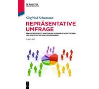 Siegfried Schumann Repräsentative Umfrage (Tascabile) de Gruyter Studium