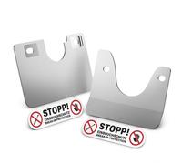 Siegvol Set da 2 Prick Stop antifurto Camper-Sicurezza portiera conducente e Posteriore, Protezione da scasso Compatibile con Fiat Ducato, Citroën Jumper, Peugeot Boxer