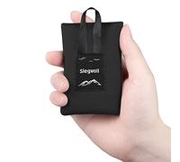 Siegvoll Mini Coperta da Spiaggia Portatile 140 x 110 cm Tappetino da Picnic Pocket Portatile Coperta da Picnic Piccola Tappetino da Spiaggia per Campeggio, Trekking, Montagna, Viaggi (Grigio)