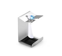 Siegvoll Portaspazzolino in acciaio inox per Oral-B, iO, Philips Sonicare, Waterpik, Fairywill, ecc. | Portaspazzolini con vaschetta di raccolta, supporto per testina dello spazzolino elettrico