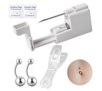 SIEISIEIX Kit piercing ombelico, /, Acciaio inossidabile, Nessuna pietra preziosa