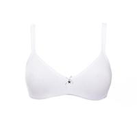 SIeLEI 2 Reggiseni Natural Cotton (Art. 1450 Non Imbottito, Senza Ferretto Organic biocotton) (3, Bianco)