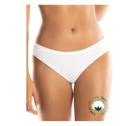 SIELEI 3 Slip Natural Cotton (Art.1445 Cotone Biologico) (3, Bianco)