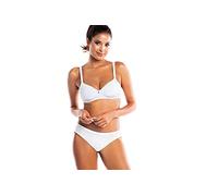 SIELEI 3 Slip Natural Cotton (Art.1445 Cotone Biologico) (4, Bianco)