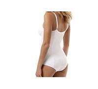 SIèLEI Body Contenitivo 975 con Ferretto Coppa C (7, Bianco)