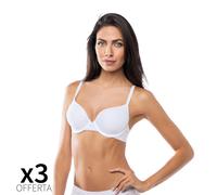 SIèLEI FLOWER 3 REGGISENI BALCONCINO DONNA IMBOTTITO CON FERRETTO B/C 2506