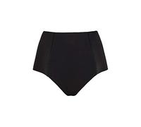 SIèLEI Guaina Alta in Microfibra Doppiata Invisibile con Taglio Laser - 1849 (7°, Nero)