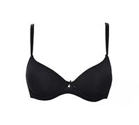 SIèLEI Reggiseno Balconcino Coppa Performata in Cotone Art. 1428 (Nero, 4)