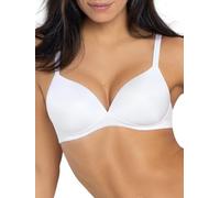 SIELEI, Reggiseno con Coppe Imbottite, Realizzato in Morbida Microfibra, con Finiture Invisibili e Senza Ferretto, Designed in Italy, Color Bianco, Taglia 5B