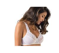 SIèLEI Reggiseno Francese con Ferretto Coppa D e con regolatore supplementare Art. 2442 (D, Bianco, 4 IT 85 D/EUR 95 F 38 UK/USA)